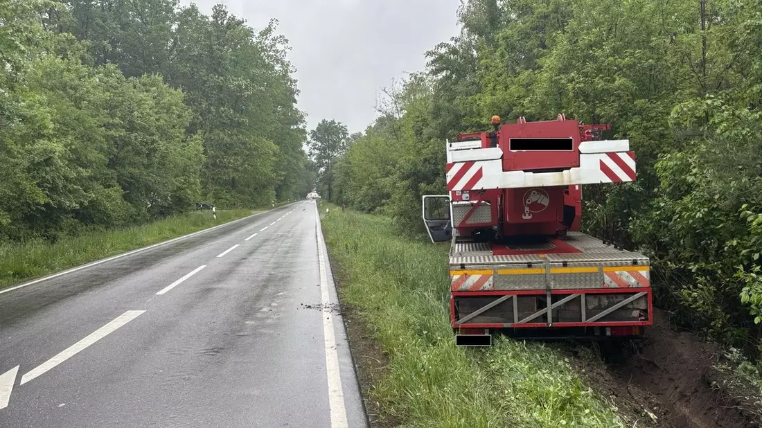 POL-PDLD: Wörth / Schaidt - Baukran auf Abwegen - Bild: presseportal.de
