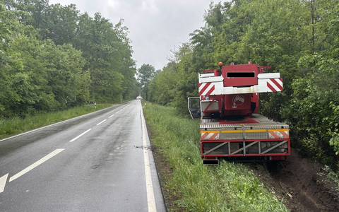 POL-PDLD: Wörth / Schaidt - Baukran auf Abwegen - Foto: presseportal.de