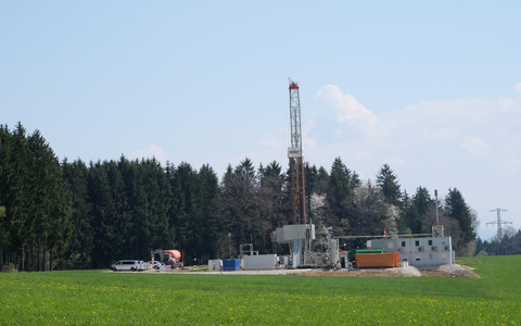 Erdgasbohrung HOCH-1 bei Frankenmarkt - Foto: ADX Energy über pressetext.de