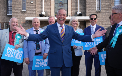 Die Partei von Brexit-Vorkämpfer Nigel Farage konnte deutliche Gewinne einfahren.  - Foto: Yui Mok/PA Wire/dpa