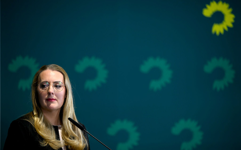 Die Grünen-Chefin sieht die Schuld für die Schlappe vor allem bei Merz. - Foto: Hendrik Schmidt/dpa