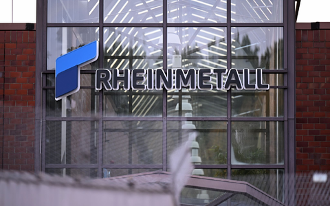 Werktor von Rheinmetall in Unterlüß. - Foto: Wolf von Dewitz/dpa