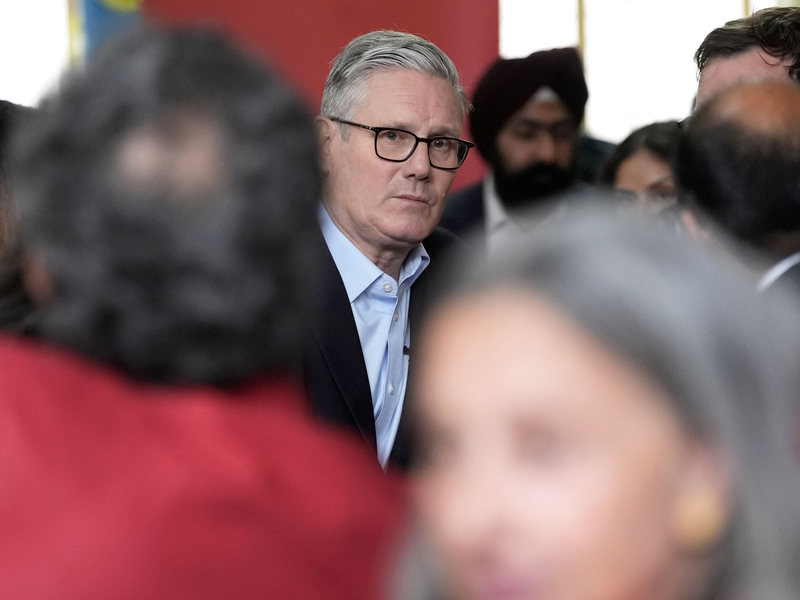 Keir Starmer hat keinen Grund zur Freude. - Foto: Stefan Rousseau/PA Wire/dpa
