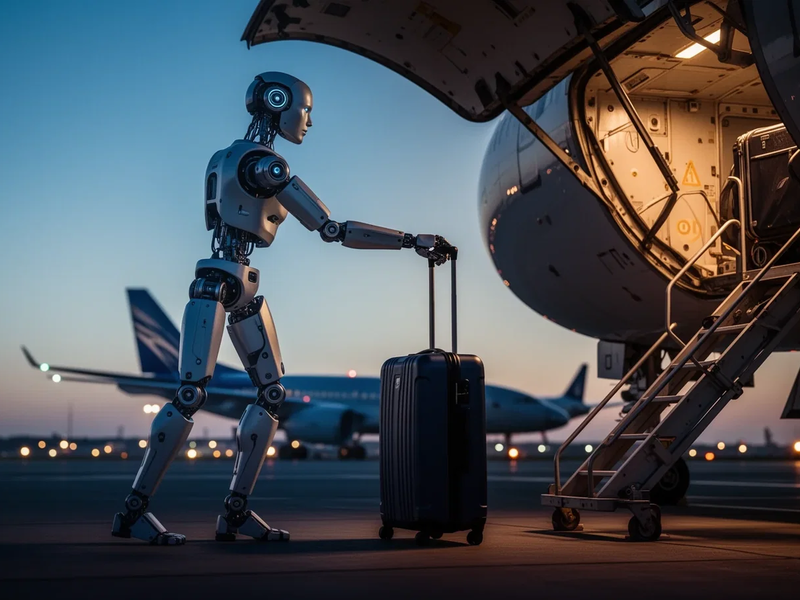 Humanoide Roboter erobern das Flughafen-Vorfeld - Foto: über boerse-global.de