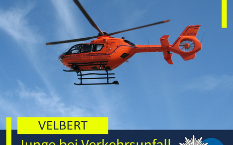 POL-ME: Zwölfjähriger Junge bei Verkehrsunfall lebensgefährlich verletzt - 2605030 - Foto: presseportal.de