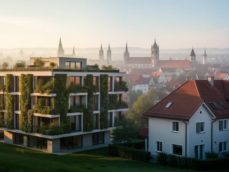 Augsburger Immobilienmarkt: Erholung bei Wohnungen, Druck bei Mieten - Foto: über boerse-global.de