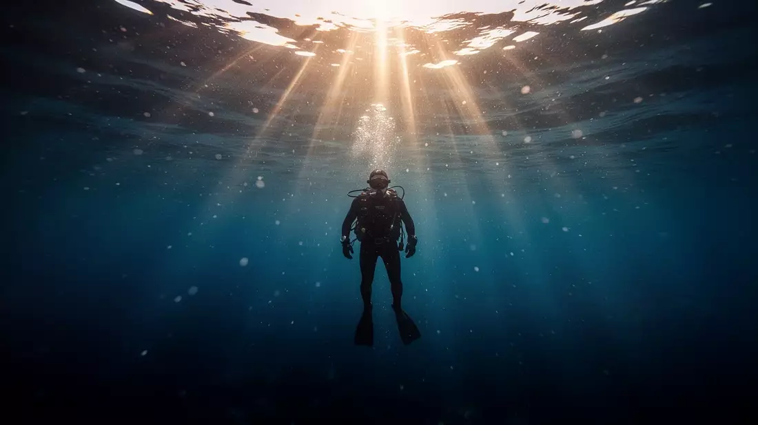 Tauchen als Therapie: Unterwasser-Meditation gegen Stress - Bild: über boerse-global.de