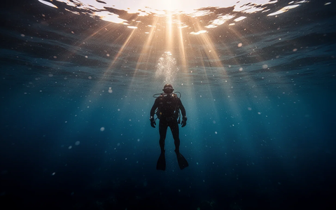 Tauchen als Therapie: Unterwasser-Meditation gegen Stress - Foto: über boerse-global.de
