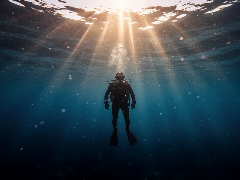 Tauchen als Therapie: Unterwasser-Meditation gegen Stress - Foto: über boerse-global.de