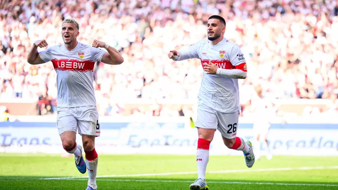 Der VfB hat beste Chancen auf Platz vier. - Bild: Tom Weller/dpa