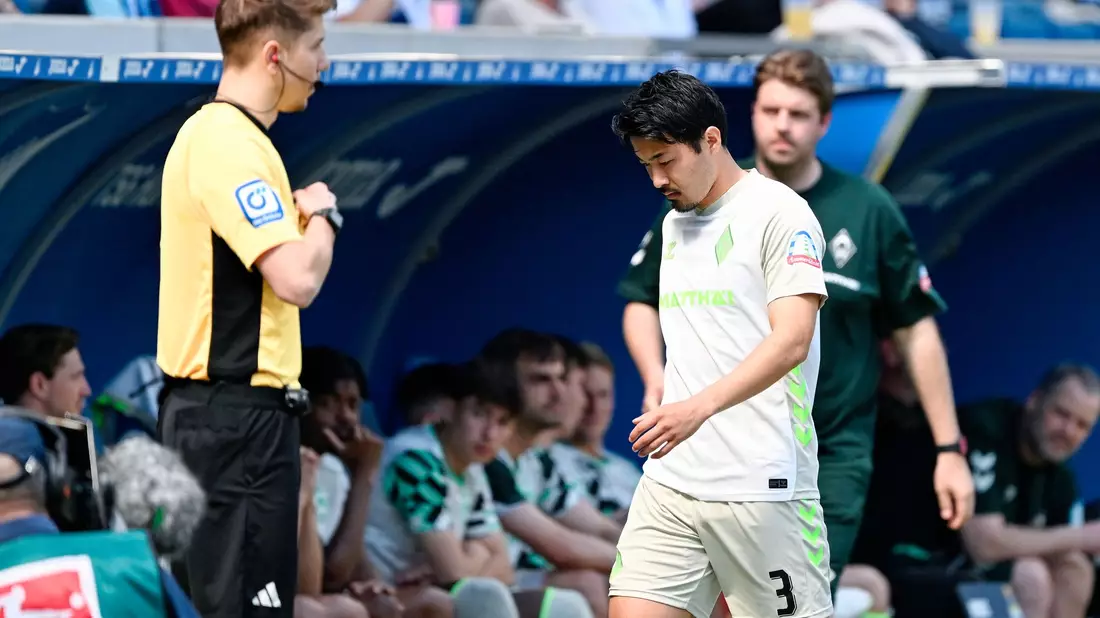 Der Bremer Sugawara musste früh vom Platz. - Bild: Uwe Anspach/dpa