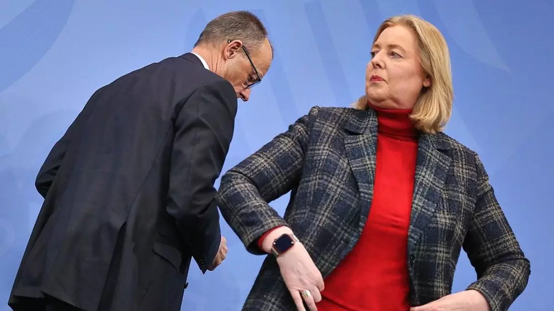 Friedrich Merz und Bärbel Bas (Archiv) - Bild: via dts Nachrichtenagentur