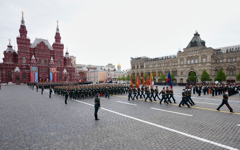 Die Siegesparade in der russischen Hauptstadt verlief störungsfrei.  - Foto: Pavel Bednyakov/Pool AP/AP/dpa