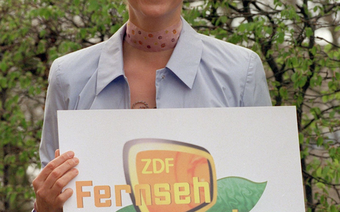 Andrea Kiewel im Jahr ihres Starts als Moderatorin der Sendung im Jahr 2000. Sie blieb zunächst bis 2007 und kehrte 2009 zurück. (Archivfoto) - Foto: Frank May/dpa