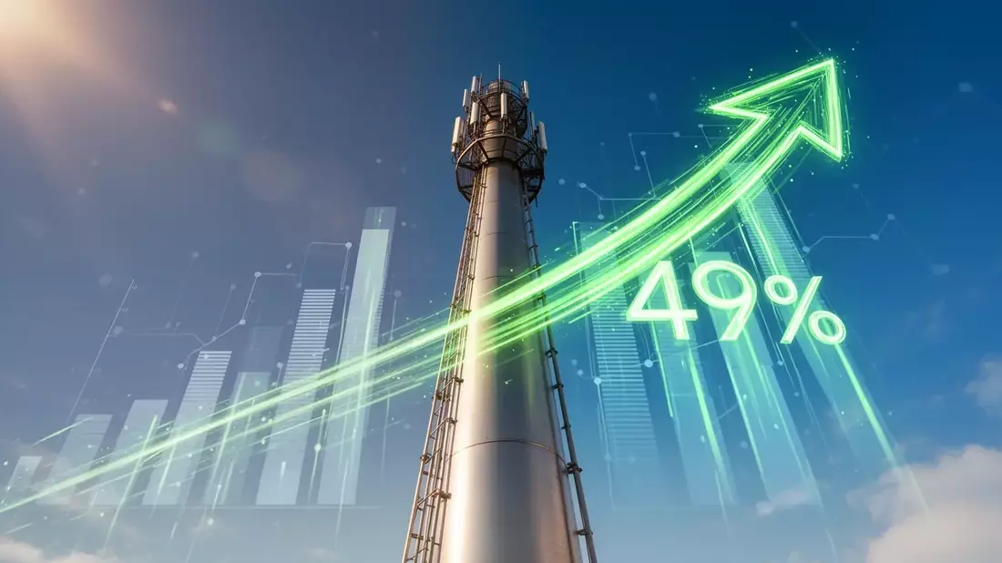 Nokia Aktie: KI-Geschäft wächst um 49 Prozent Illustration mit AI erstellt übermittelt durch boerse-global.de
