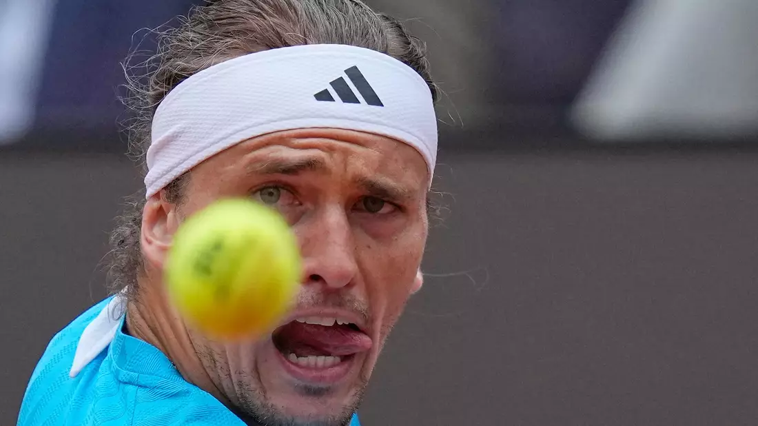 Alexander Zverev überzeugte in seiner Drittrundenpartie gegen den Belgier Alexander Blockx. - Bild: Alessandra Tarantino/AP/dpa
