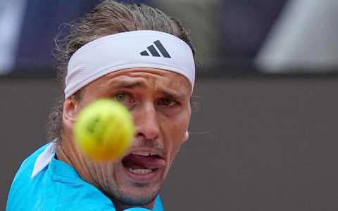 Alexander Zverev überzeugte in seiner Drittrundenpartie gegen den Belgier Alexander Blockx. - Foto: Alessandra Tarantino/AP/dpa