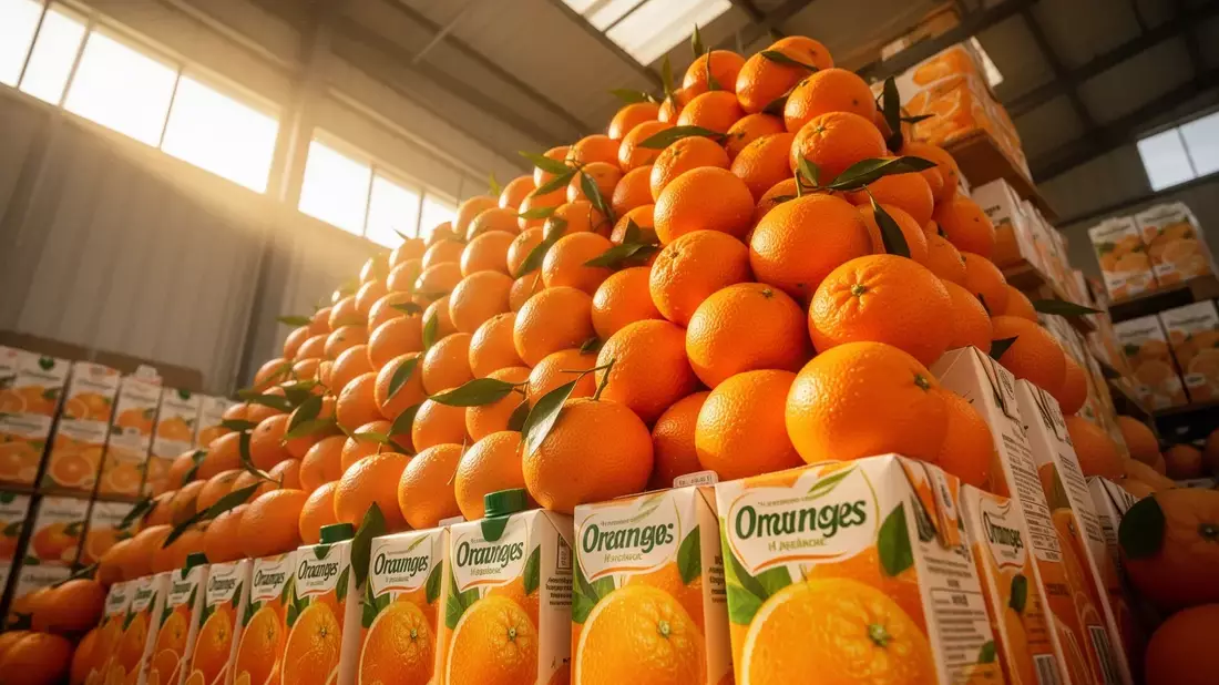 Orangensaft: 255 Millionen Kisten für 2026/27 - Bild: über boerse-global.de