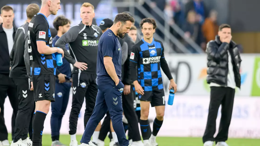 Paderborn unter Ralf Kettemann kam nicht über ein Remis hinaus.  - Bild: Anke Waelischmiller/dpa