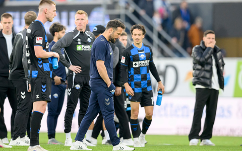 Paderborn unter Ralf Kettemann kam nicht über ein Remis hinaus.  - Foto: Anke Waelischmiller/dpa