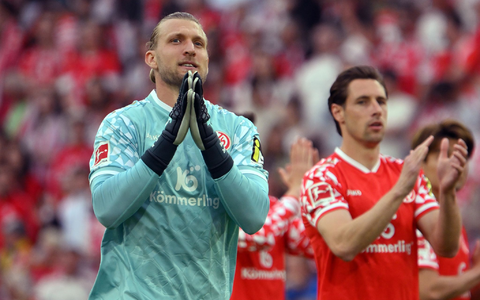 Feierte sein Comeback nach langer Verletzungspause: Mainz-Torwart Robin Zentner. - Foto: Torsten Silz/dpa