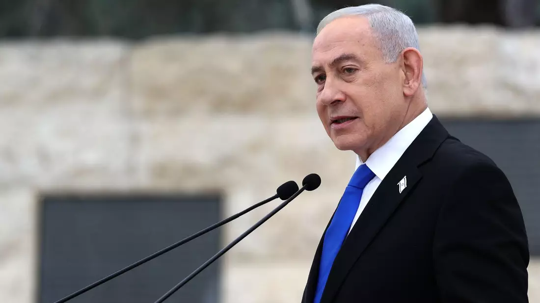 Israels Ministerpräsident Benjamin Netanjahu pocht darauf, dass der Iran auf seine Uran-Vorräte verzichtet. (Archivfoto) - Bild: Ilia Yefimovich/Pool AFP/AP/dpa