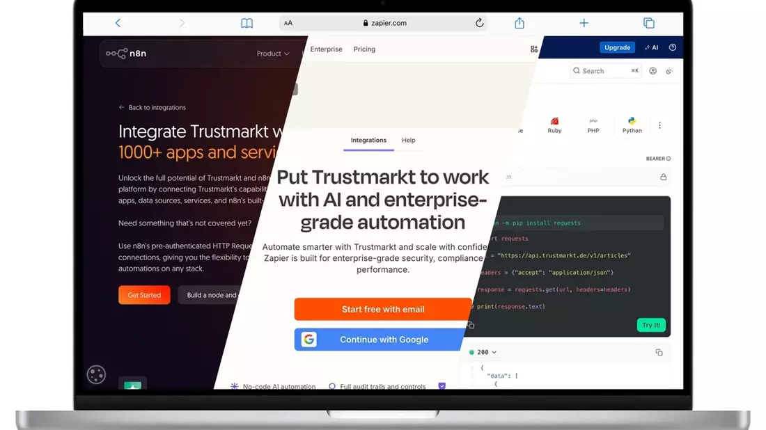 Trustmarkt stellt neue KI-Features vor: Sprach-Bewertungen, automatisierte Fallstudien und native Integrationen mit n8n und Zapier - Bild: presseportal.de