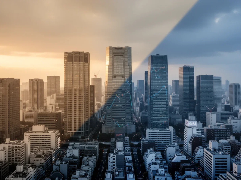 Nikkei 225: Zweigeteilter Montag - Foto: über boerse-global.de