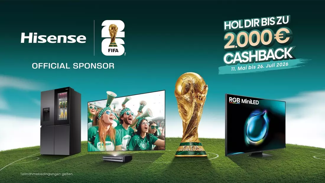 Für Stadion-Feeling zu Hause: Hisense lockt mit Technik-Highlights und Cashback - Bild: presseportal.de