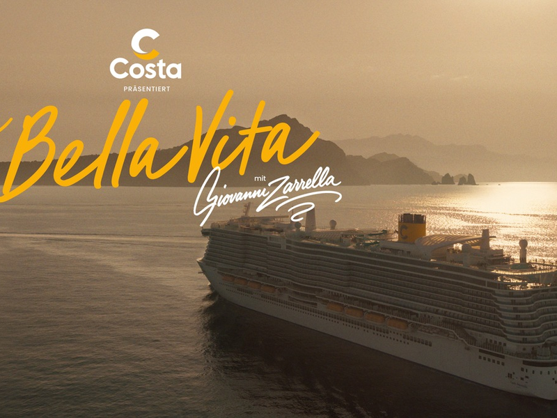 Costa Kreuzfahrten präsentiert La Bella Vita mit Giovanni Zarrella - Foto: presseportal.de