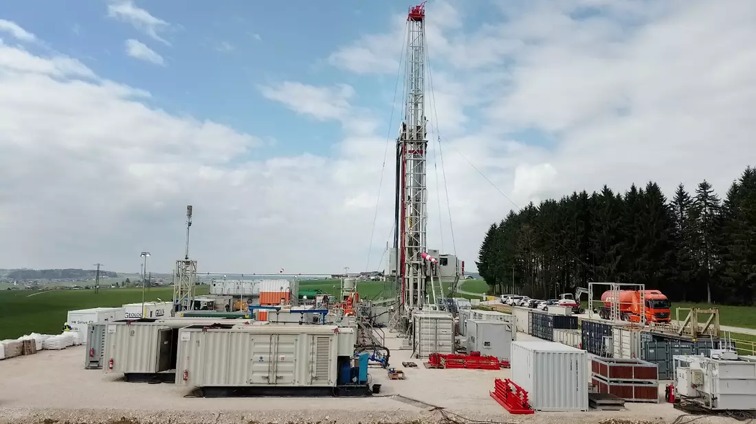 Erdgasbohrung HOCH-1 vor Produktionstest - Bild: ADX Energy über pressetext.de