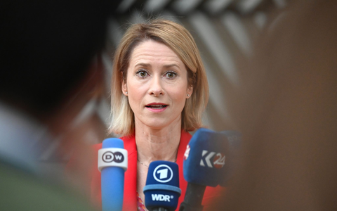 Will mit der EU-Kommission nun auch Handelssanktionen vorbereiten: EU-Chefdiplomatin Kaja Kallas. - Foto: Elisa Schu/dpa