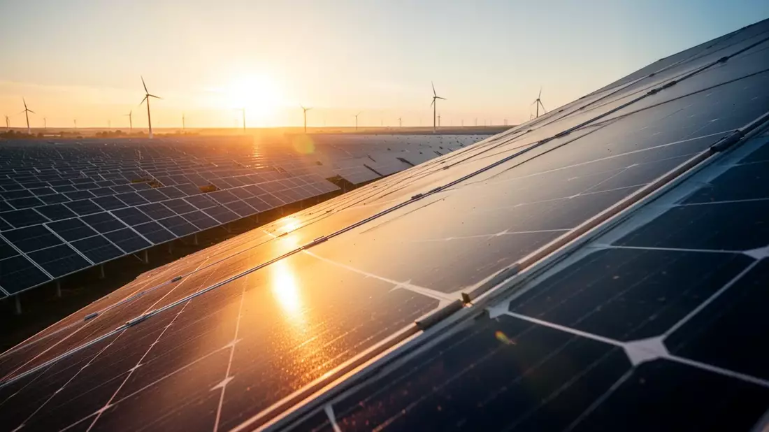 First Solar Aktie: 47,9 Gigawatt Auftragsbuch Illustration mit AI erstellt übermittelt durch boerse-global.de