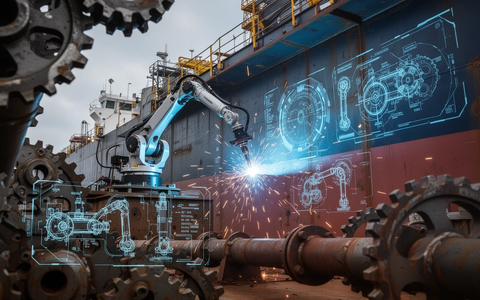 Roboter erobern die Werften: KI und Automatisierung revolutionieren den Schiffbau - Foto: über boerse-global.de