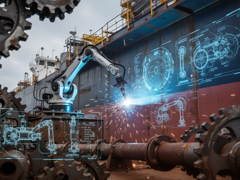 Roboter erobern die Werften: KI und Automatisierung revolutionieren den Schiffbau - Foto: über boerse-global.de