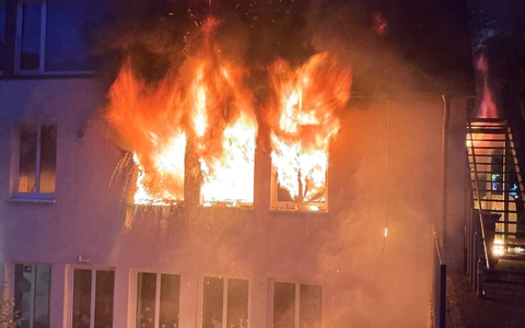 FW-GLA: Wohnungsbrand an der Vehrenbergstraße - Schnelles Eingreifen verhindert größere Ausbreitung - Foto: presseportal.de