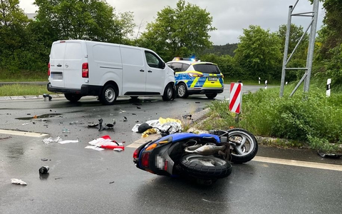 POL-HX: Moped-Fahrer bei Unfall schwer verletzt - Foto: presseportal.de