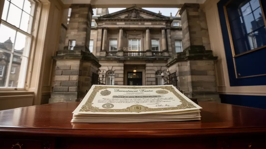 Scottish Mortgage: 600.000 Aktien zu 1.428,50p Illustration mit AI erstellt übermittelt durch boerse-global.de