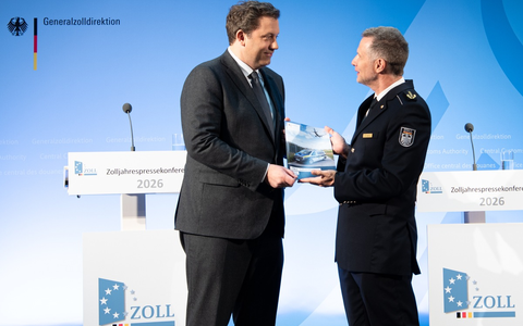 GZD: Der Zoll als bedeutender sicherheitspolitischer Akteur, Partner der Wirtschaft und Garant für die Finanzierung staatlicher Handlungsfähigkeit - Erfolgreiche Jahresbilanz 2025 - Foto: presseportal.de