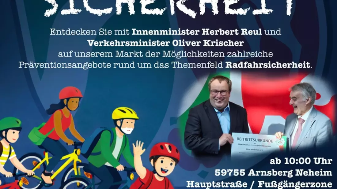 POL-HSK: LAST CALL: Große Präventionsveranstaltung zur Radfahrsicherheit am Samstag in Neheim - Bild: presseportal.de
