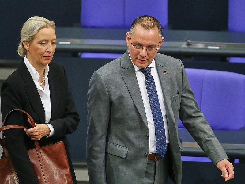 Alice Weidel und Tino Chrupalla (Archiv) - Foto: via dts Nachrichtenagentur