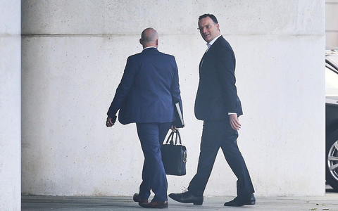 Alexander Hoffmann und Jens Spahn bei ihrer Ankunft zum Koalitionsausschuss am 12.05.2026 - Foto: via dts Nachrichtenagentur