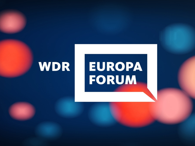 Angela Merkel beim 28. Internationalen WDR Europaforum - Foto: presseportal.de