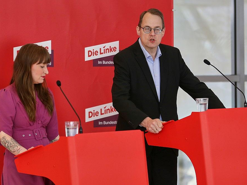 Heidi Reichinnek und Sören Pellmann (Archiv) - Foto: via dts Nachrichtenagentur