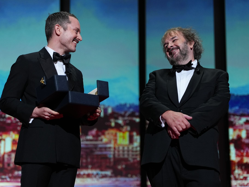 Elijah Wood hielt die Laudatio auf Peter Jackson. - Foto: Scott A Garfitt/Invision/dpa