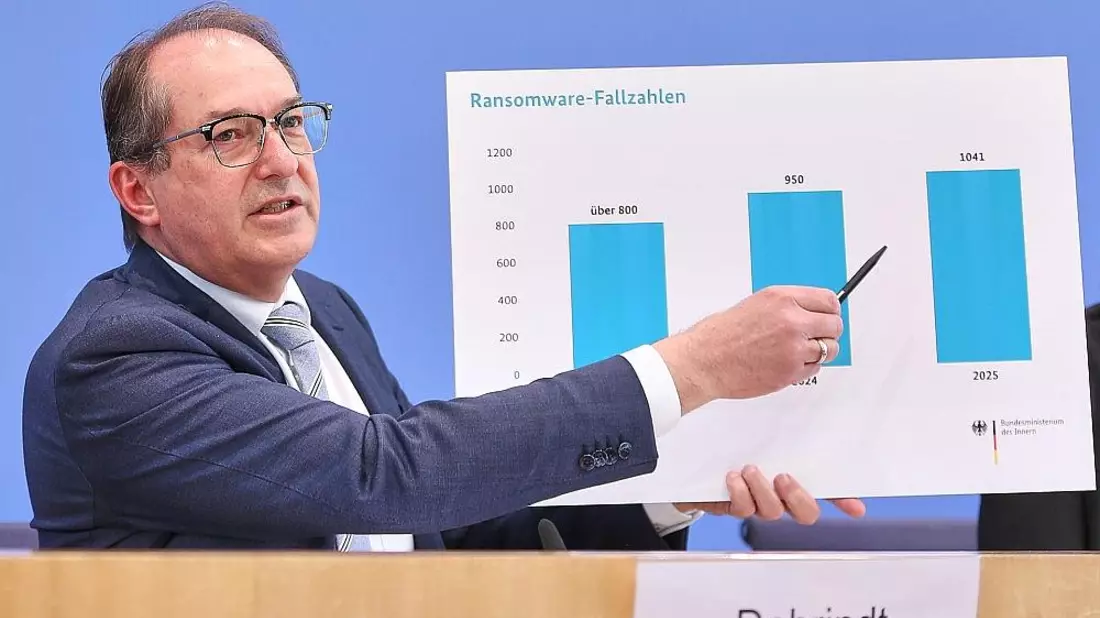 Alexander Dobrindt bei der Vorstellung des Bundeslagebildes Cybercrime am 12.05.2026 - Bild: via dts Nachrichtenagentur