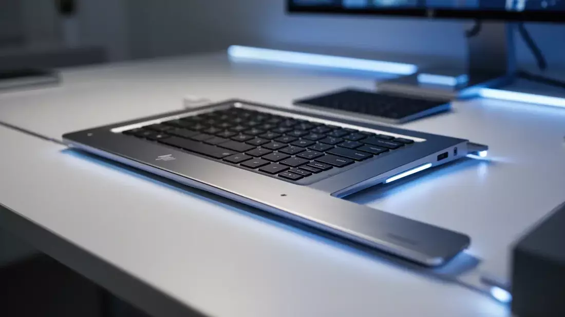 HP EliteBoard G1a: KI-Computer im Tastaturgehäuse - Bild: über boerse-global.de