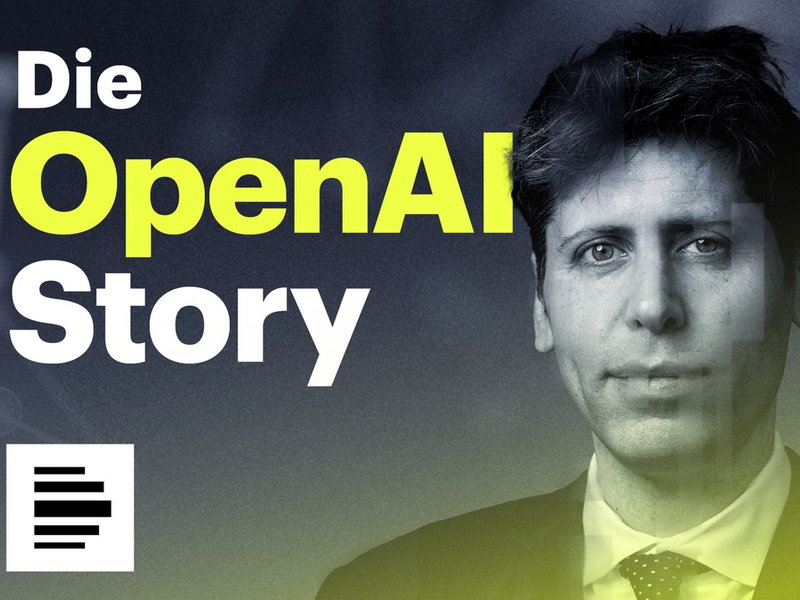 Ab 19. Mai in der Deutschlandfunk App / Die OpenAI Story / Neuer Podcast vom Team der 'Peter Thiel Story' - Foto: presseportal.de