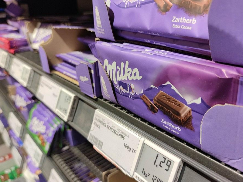 Milka-Schokolade (Archiv) - Foto: via dts Nachrichtenagentur