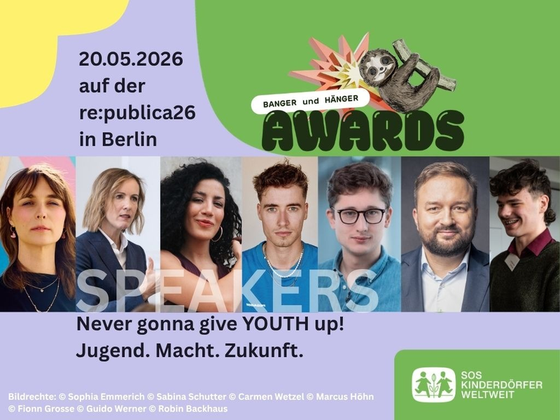 Presseeinladung: Jugendbeteiligung auf der re:publica / BANGER & HÄNGER Awards - Foto: presseportal.de